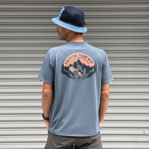 【milestone】Original T-Shirt Canvas "Let's Keep Pushing Our Limits!" indigo