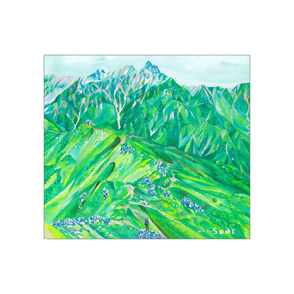 【soar art Works】バンダナ 槍ヶ岳