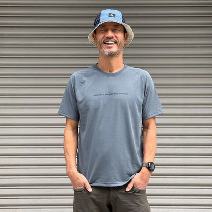 【milestone】Original T-Shirt Canvas "Let's Keep Pushing Our Limits!" indigo