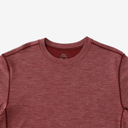 【CAYL】Wool Blend Long Sleeve Burgundy