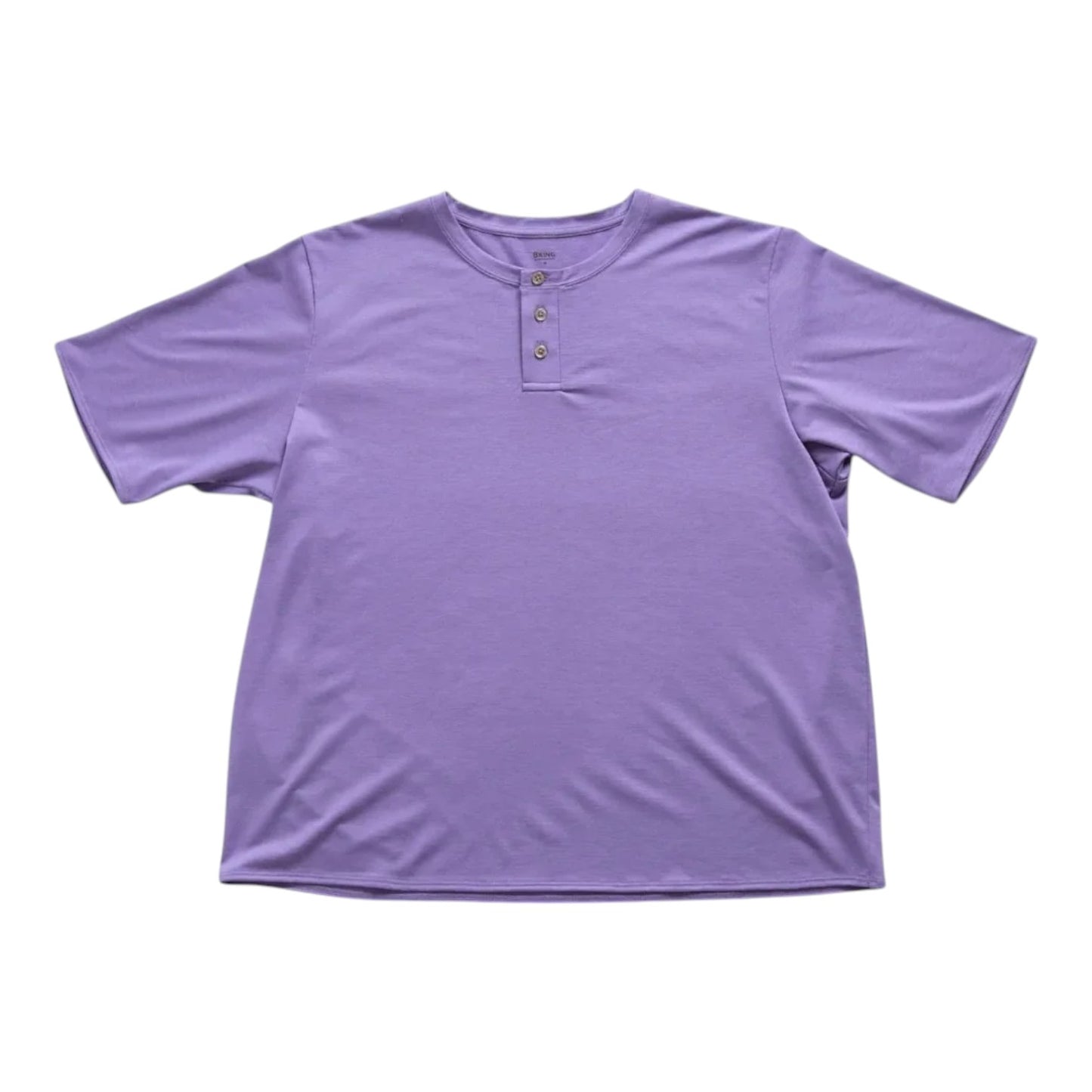 【BRING】WUNDERWEAR ヘンリーネックTシャツ Purple