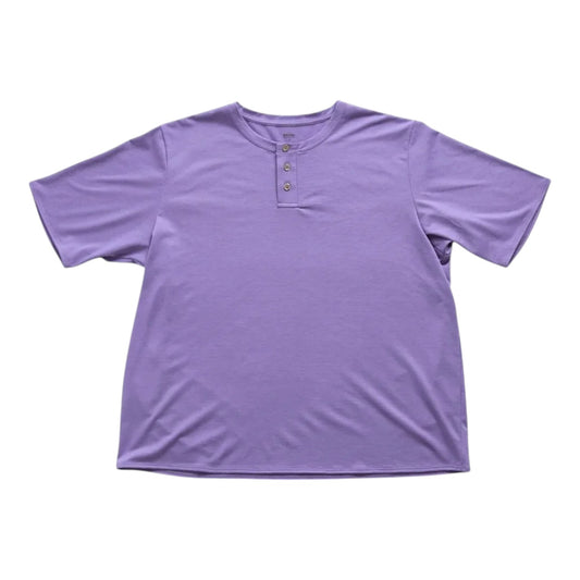 【BRING】WUNDERWEAR ヘンリーネックTシャツ Purple