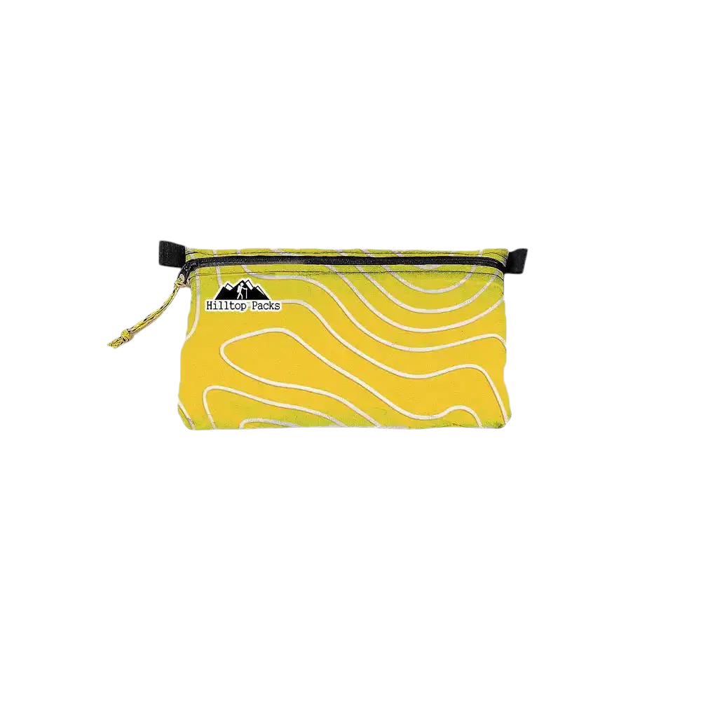 【Hilltop Packs】Zipper Pouches TOPO Patterns Ultralight D50T