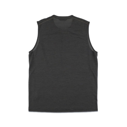 【STATIC】CHORD WOOL SLEEVELESS Carbon