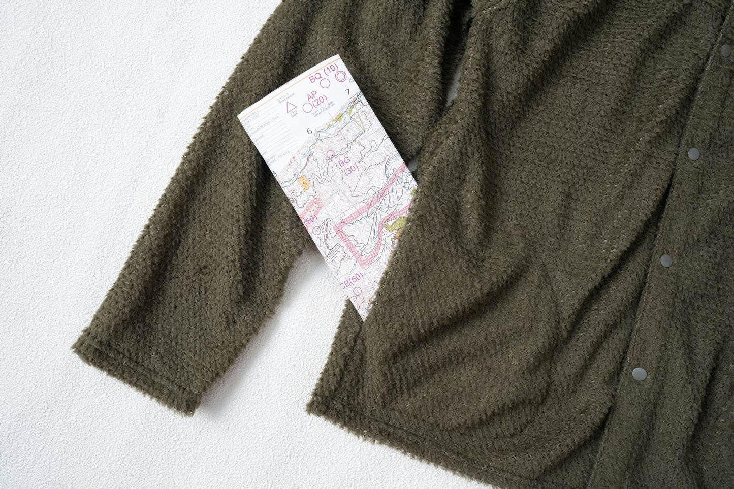【ULSUS】 Double Side Cardigan / Olive Brown