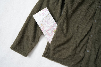 【ULSUS】 Double Side Cardigan / Olive Brown