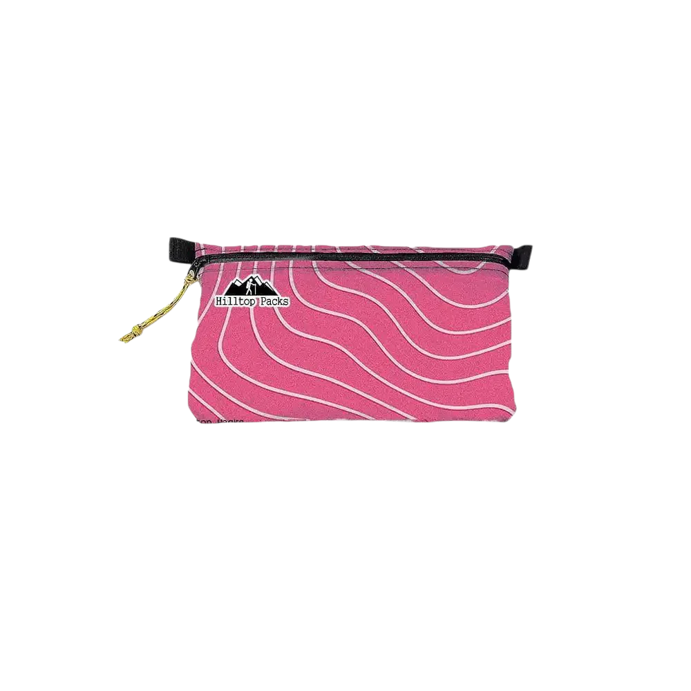 【Hilltop Packs】Zipper Pouches TOPO Patterns Ultralight D50T