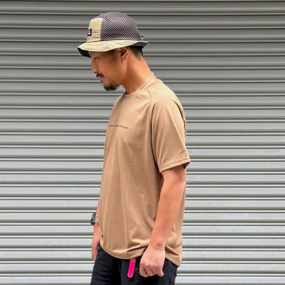 【milestone】Original T-Shirt Canvas "Let's Keep Pushing Our Limits!" walnut
