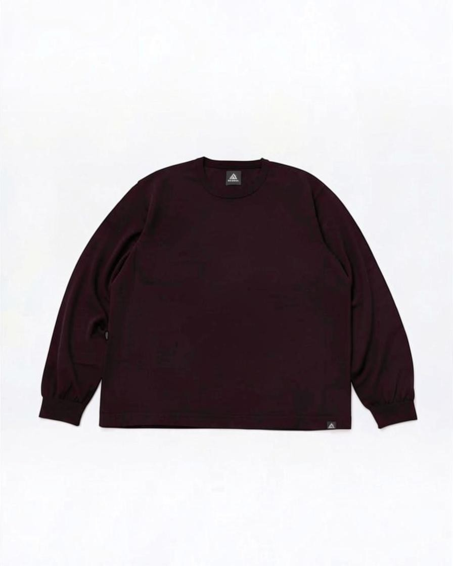 【ROUVER】Merino Long KniTee / purple
