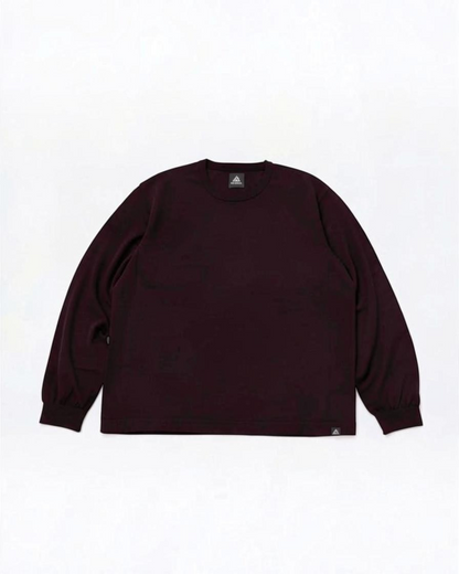【ROUVER】Merino Long KniTee / purple