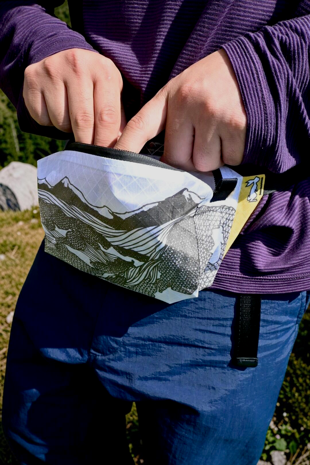 High Tail Designs ファニーパック Low Poly High Tail Designs】The Ultralight Fanny Pack TX95 / Low Poly