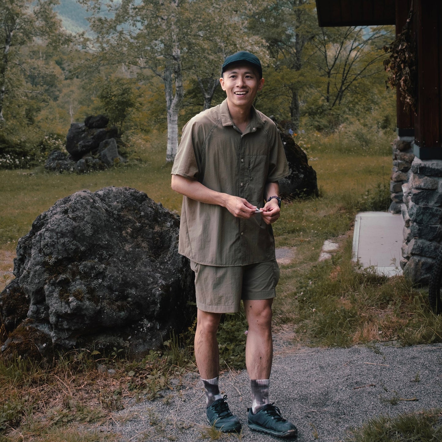 【ULSUS】Ultra Short Sleeve Shirt / Aloe Green