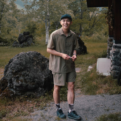 【ULSUS】Ultra Short Sleeve Shirt / Aloe Green