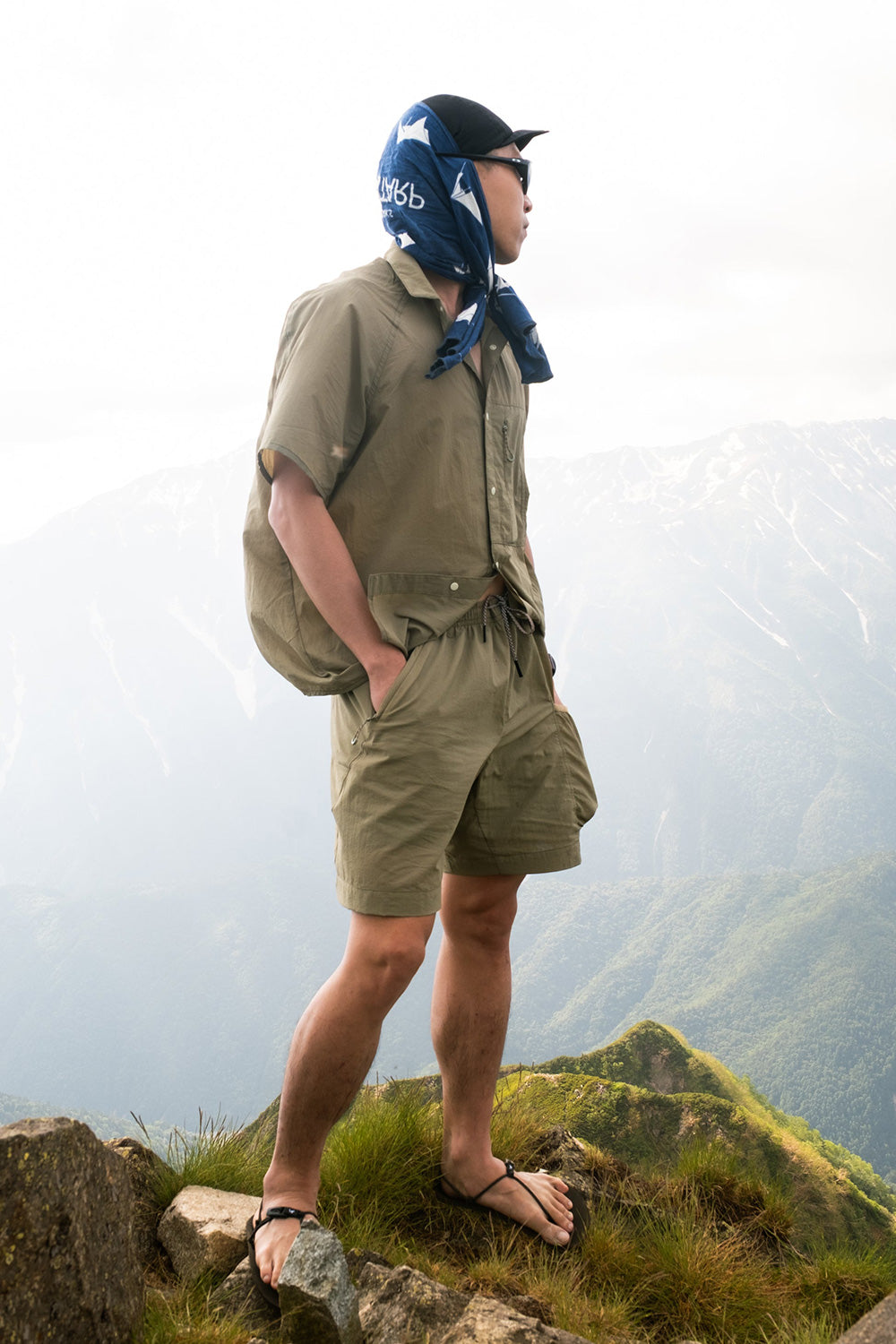 【ULSUS】Ultra Short Sleeve Shirt / Aloe Green