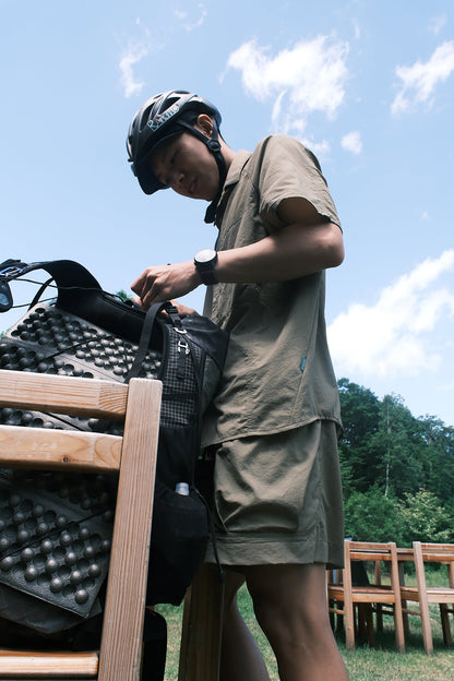 【ULSUS】Ultra Short Sleeve Shirt / Aloe Green