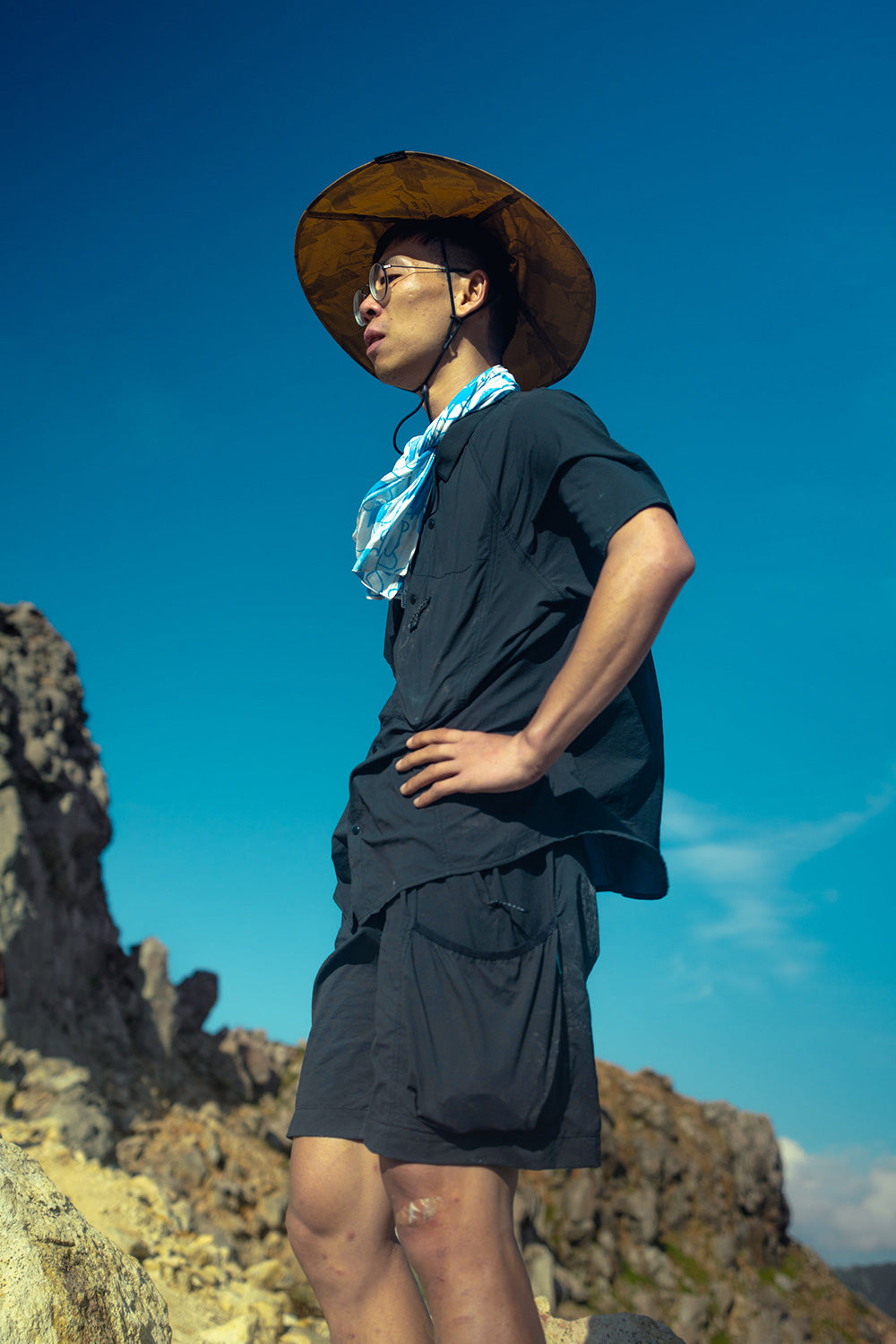 【ULSUS】Ultra Short Sleeve Shirt / Black