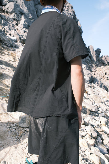 【ULSUS】Ultra Short Sleeve Shirt / Black